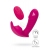 Ярко-розовый стимулятор точки G с вакуум-волновой стимуляцией Shani - JOS
