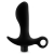 Черный анальный вибратор Silicone Vibrating Prostate Massager 01 - 10,8 см. - Blush Novelties - в Ангарске купить с доставкой