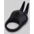 Черное эрекционное виброкольцо Sensation Rechargeable Vibrating Rabbit Love Ring - Fifty Shades of Grey - в Ангарске купить с доставкой