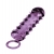 Закрытая фиолетовая насадка с пупырышками SAMURAI PENIS SLEEVE PURPLE - 14,5 см. - NMC - в Ангарске купить с доставкой