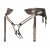 Бронзовый пояс для насадок Desirous Harness - Strap-on-me - купить с доставкой в Ангарске