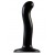 Черный фаллоимитатор-насадка Strap-On-Me P G spot Dildo size S - 16,4 см. - Strap-on-me - купить с доставкой в Ангарске