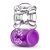 Фиолетовое эрекционное виброкольцо Pleaser Rechargeable C-Ring - Blush Novelties - в Ангарске купить с доставкой