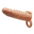 Телесная удлиняющая насадка Penis Sleeve Emmitt - 17 см. - Baile - в Ангарске купить с доставкой