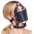 Черный намордник с кляпом-шаром Head Harness With A Gag - Orion - купить с доставкой в Ангарске