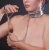 Серебристый ошейник из искусственной кожи - Sitabella - купить с доставкой в Ангарске