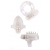 Набор из 3 прозрачных эрекционных колец с вибрацией Teasers Ring Kit - Chisa - в Ангарске купить с доставкой