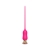 Розовый тонкий стимулятор Nipple Vibrator - 23 см. - I-MOON - купить с доставкой в Ангарске