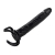 Чёрная насадка-фаллос для двойного проникновения INFLATABLE DILDO SLIM DONG  - 13,5 см. - Toyz4lovers - в Ангарске купить с доставкой