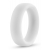 Белое люминесцентное эрекционное кольцо Silicone Glo Cock Ring - Blush Novelties - в Ангарске купить с доставкой