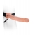 Фаллопротез телесного цвета Hollow Strap-On - 29 см. - Pipedream - купить с доставкой в Ангарске