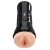 Телесный мастурбатор-вагина в черной колбе Super Luscious Lips XXL - Pipedream - в Ангарске купить с доставкой