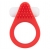 Красное эрекционное кольцо LIT-UP SILICONE STIMU RING 1 RED - Dream Toys - в Ангарске купить с доставкой