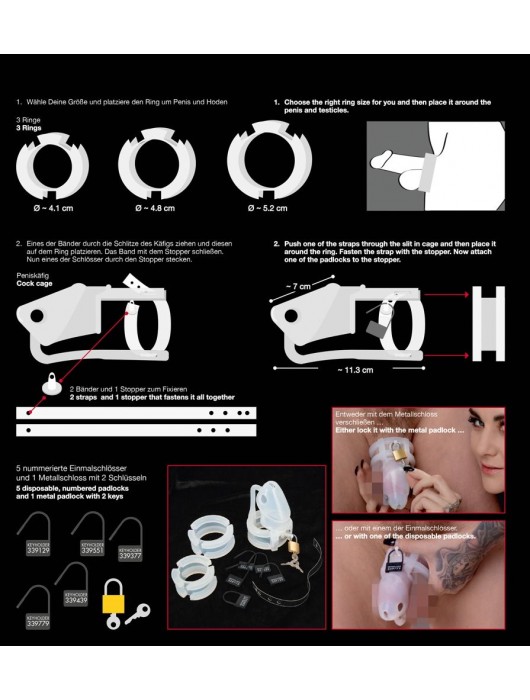 Набор для мужского пояса верности Cock Cage Set - Orion - купить с доставкой в Ангарске