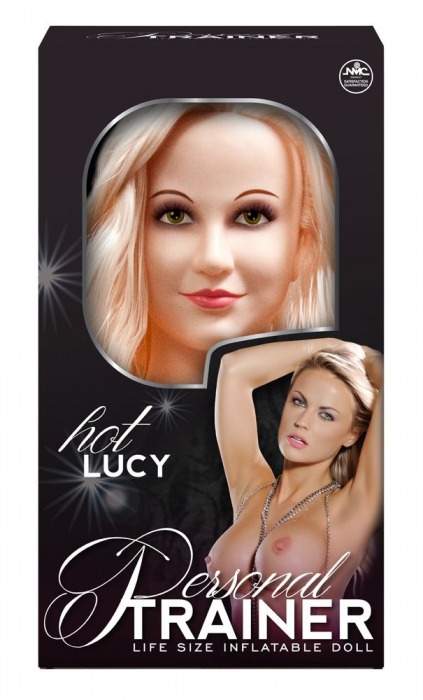 Надувная кукла с вибрацией и 2 любовными отверстиями Hot Lucy Lifesize Love Doll - NMC - в Ангарске купить с доставкой