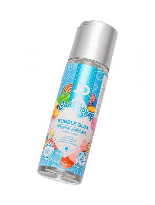 Смазка на водной основе Candy Shop Bubblegum с ароматом жвачки - 60 мл. - System JO - купить с доставкой в Ангарске