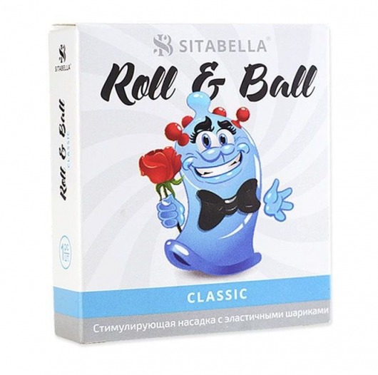 стимулирующий презерватив-насадка Roll   Ball Classic - Sitabella - купить с доставкой в Ангарске