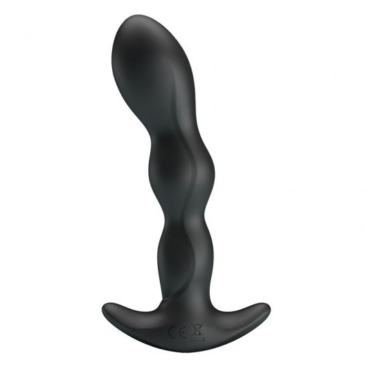 Черный анальный стимулятор простаты с вибрацией Special Anal Massager - 14,5 см. - Baile - в Ангарске купить с доставкой
