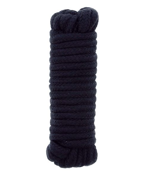 Чёрная веревка для связывания BONDX LOVE ROPE - 5 м. - Dream Toys - купить с доставкой в Ангарске