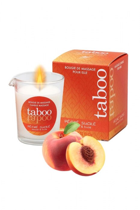 Массажное аромамасло с афродизиаками для женщин RUF Taboo Peche sucre - 60 гр. - RUF - купить с доставкой в Ангарске