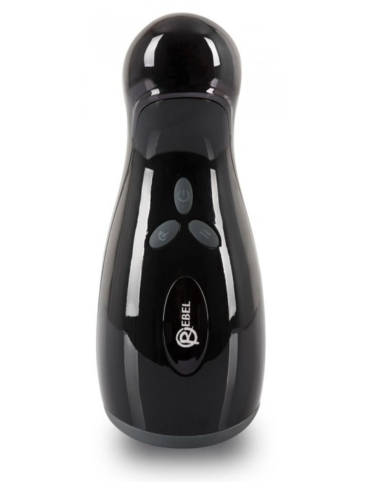 Черный мастурбатор Rebel Masturbator с нагревом - Orion - в Ангарске купить с доставкой
