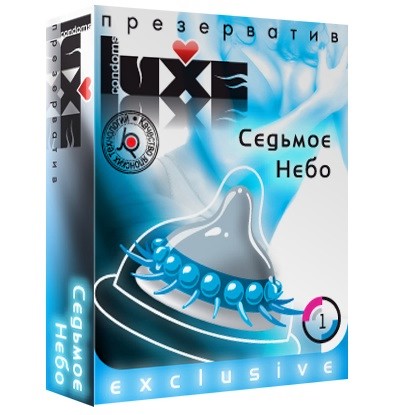 Презерватив LUXE  Exclusive  Седьмое небо  - 1 шт. - Luxe - купить с доставкой в Ангарске