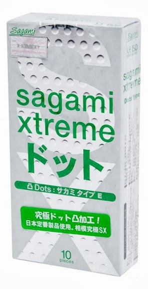 Презервативы Sagami Xtreme Type-E с точками - 10 шт. - Sagami - купить с доставкой в Ангарске