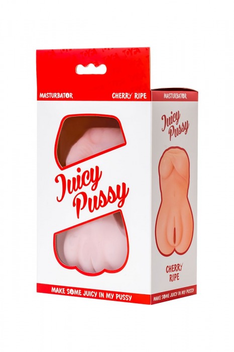 Телесный мастурбатор Juicy Pussy Cherry Ripe - ToyFa - в Ангарске купить с доставкой