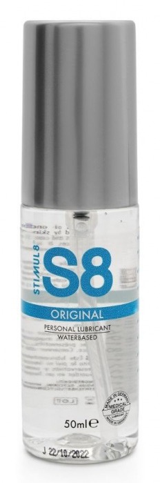 Универсальный лубрикант на водной осноdе S8 Original Lube - 50 мл. - Stimul8 - купить с доставкой в Ангарске