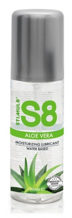 Лубрикант на водной основе S8 Aloe Vera Lube - 125 мл. - Stimul8 - купить с доставкой в Ангарске