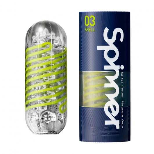 Мастурбатор SPINNER Shell - Tenga - в Ангарске купить с доставкой