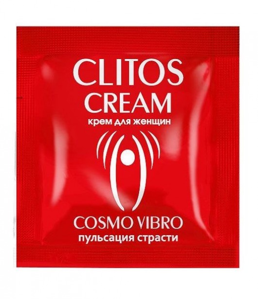 Пробник возбуждающего крема для женщин Clitos Cream - 1,5 гр. - Биоритм - купить с доставкой в Ангарске