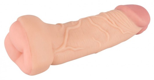 Телесная насадка-мастурбатор 2-in-1 Extension Masturbator - 21 см. - Orion - в Ангарске купить с доставкой