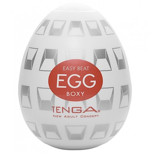 Мастурбатор-яйцо EGG Boxy - Tenga - в Ангарске купить с доставкой