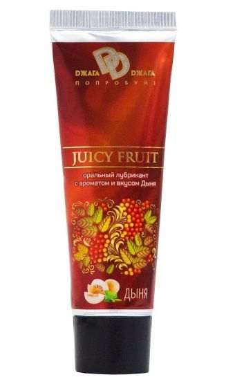 Интимный съедобный лубрикант JUICY FRUIT с ароматом дыни - 30 мл. - БиоМед - купить с доставкой в Ангарске