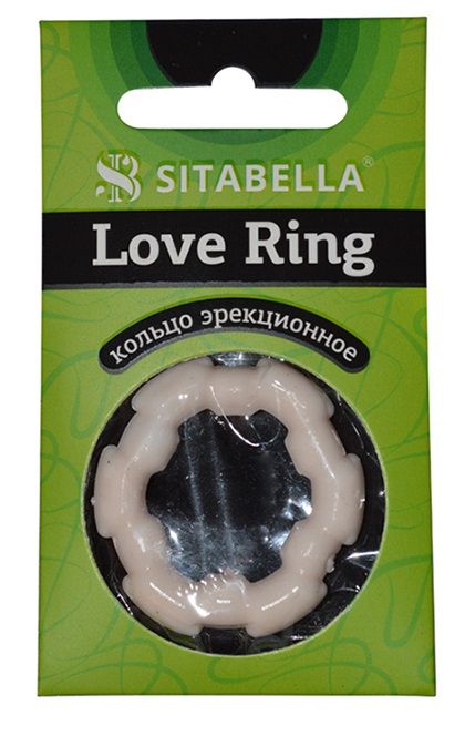 Фигурное эрекционное кольцо из киберкожи - Sitabella - в Ангарске купить с доставкой