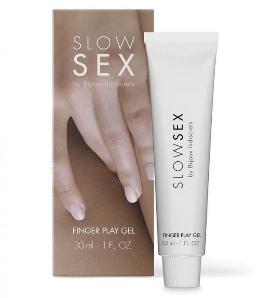 Гель для мастурбации с ароматом кокоса Slow Sex Finger Play Gel - 30 мл. - Bijoux Indiscrets - купить с доставкой в Ангарске