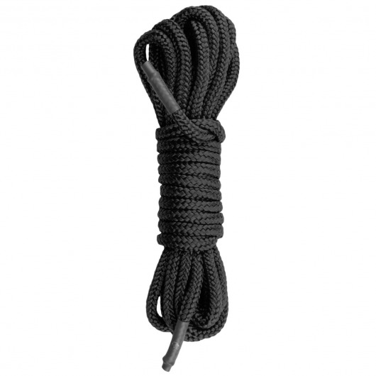 Черная веревка для бондажа Easytoys Bondage Rope - 5 м. - Easy toys - купить с доставкой в Ангарске