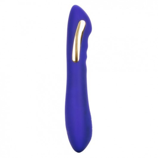 Фиолетовый вибратор с электростимуляцией Intimate E-Stimulator Petite Wand - 18,5 см. - California Exotic Novelties - купить с доставкой в Ангарске