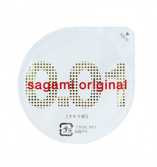Супертонкий презерватив Sagami Original 0.01 - 1 шт. - Sagami - купить с доставкой в Ангарске