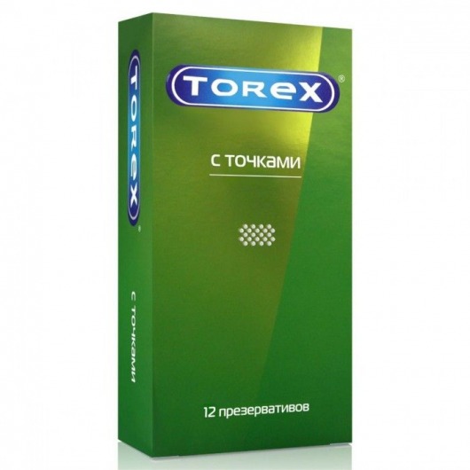 Текстурированные презервативы Torex  С точками  - 12 шт. - Torex - купить с доставкой в Ангарске