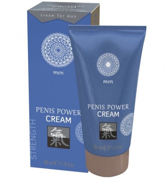 Возбуждающий крем для мужчин Penis Power Cream - 30 мл. - Shiatsu - купить с доставкой в Ангарске