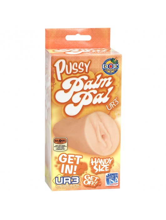 Мастурбатор-вагина Palm Pal Natural ULTRASKYN Masturbator Pussy - Doc Johnson - в Ангарске купить с доставкой