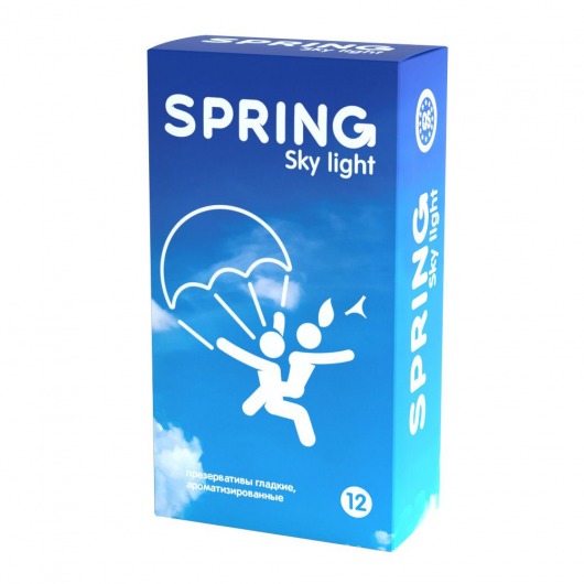 Ультратонкие презервативы SPRING SKY LIGHT - 12 шт. - SPRING - купить с доставкой в Ангарске