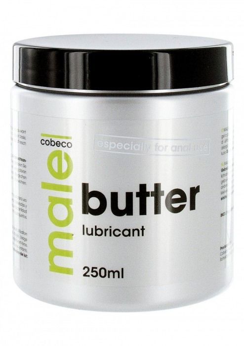 Анальный лубрикант MALE Cobeco Butter Lubricant - 250 мл. - Cobeco - купить с доставкой в Ангарске