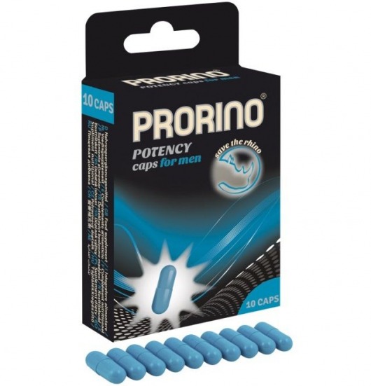 БАД для мужчин ero black line PRORINO Potency Caps for men - 10 капсул - Ero - купить с доставкой в Ангарске