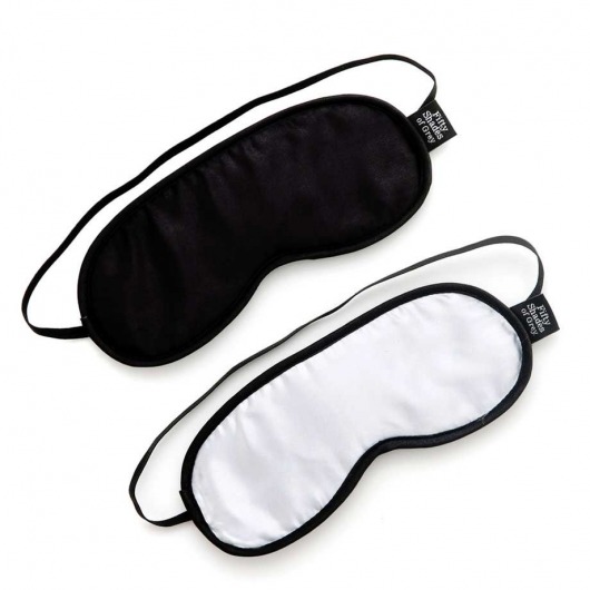 Набор из двух масок на глаза Soft Blindfold Twin Pack - Fifty Shades of Grey - купить с доставкой в Ангарске