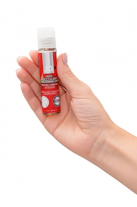 Лубрикант с ароматом арбуза JO Flavored Watermelon - 30 мл. - System JO - купить с доставкой в Ангарске