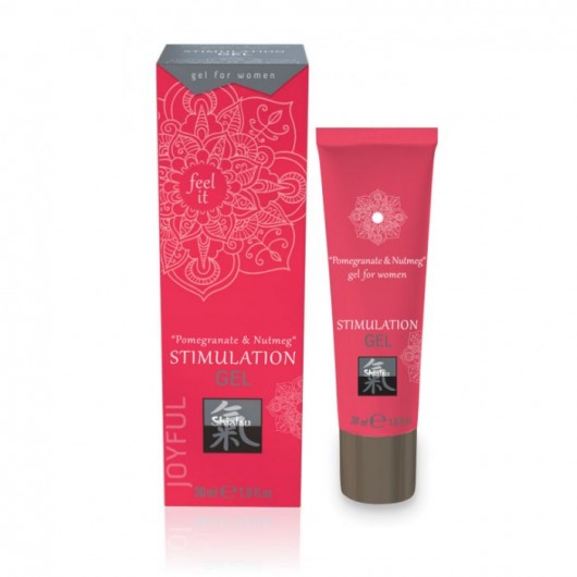 Возбуждающий интимный гель для двоих STIMULATION GEL Pomegranate   Nutmeg - 30 мл. - Shiatsu - купить с доставкой в Ангарске