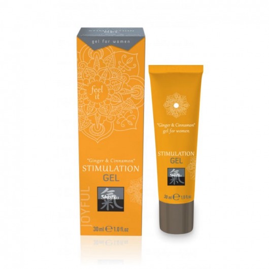 Возбуждающий интимный гель STIMULATION GEL Ginger   Cinnamon - 30 мл. - Shiatsu - купить с доставкой в Ангарске